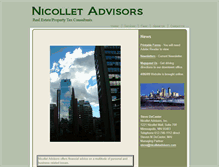 Tablet Screenshot of nicolletadvisors.com